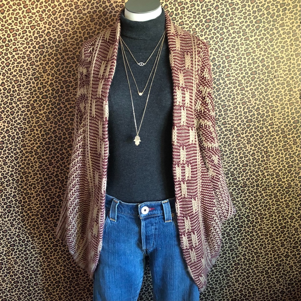 flying Tomato Pattern Cardigan M/L